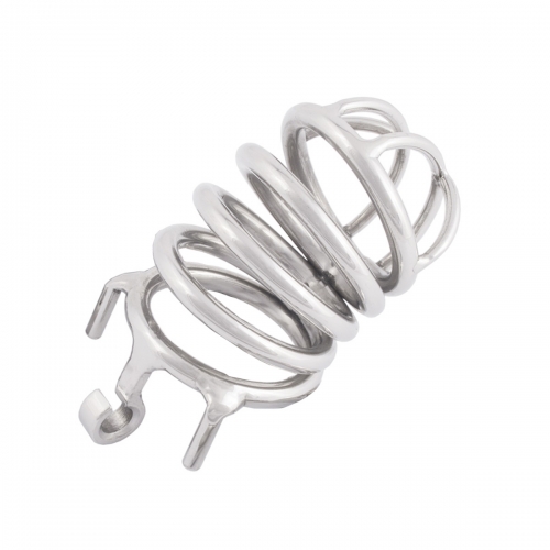 TERNENCE Stainless Chastity Device Male Ergonomic Design Long Cock Cage for Hinged Ring (only cages do not include rings and locks)