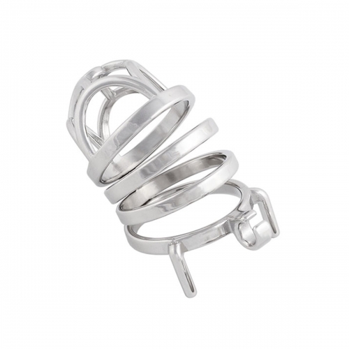 Men's Chastity Cage Devices Stainless Steel Male Abstinence Chastity Cock Cage Virginity Lock (only cages do not include rings and locks)