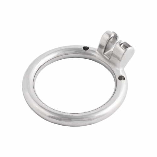 Male's Flat Closed Base Ring for Stainless Steel Chasity Cages Device Virginity Lock